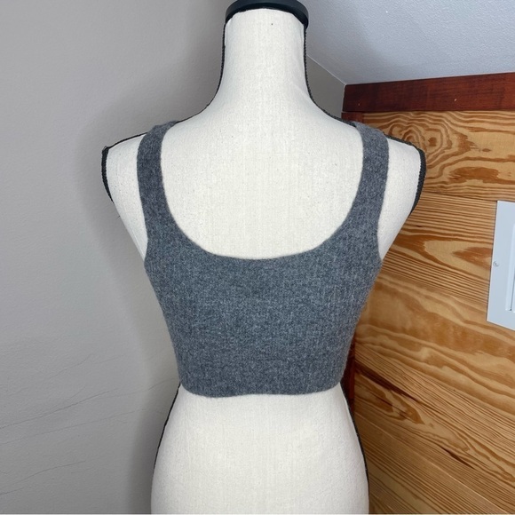 Everlane The Cozy Stretch Tank in Heathered Charcoal Grey Extra Small NWT - Picture 4 of 10
